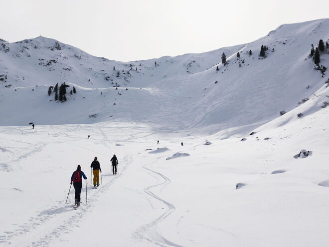 Skitour abseits der Pisten