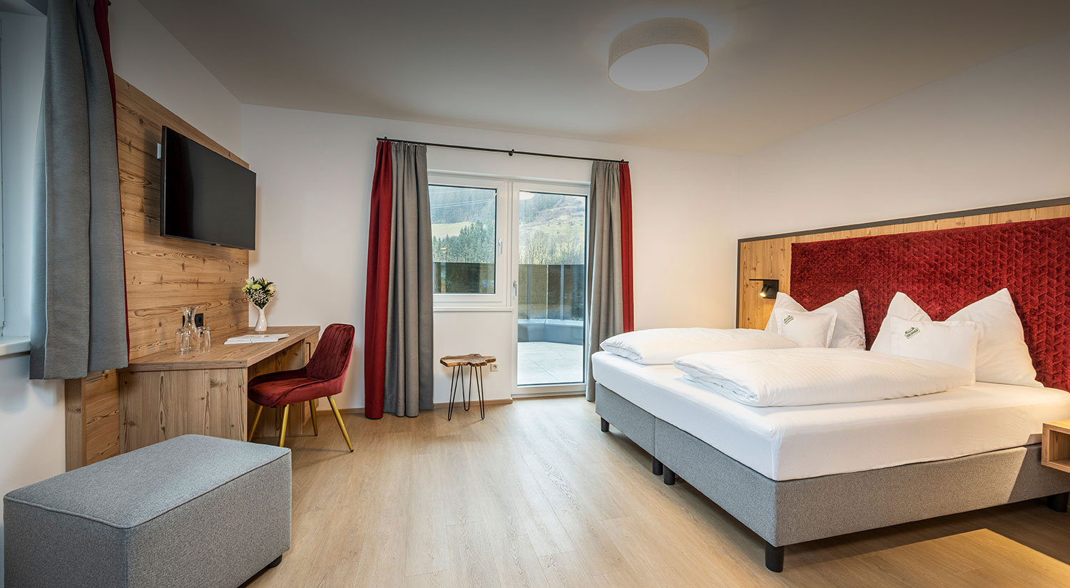 Double room in the Hotel Brunner in Gleiming