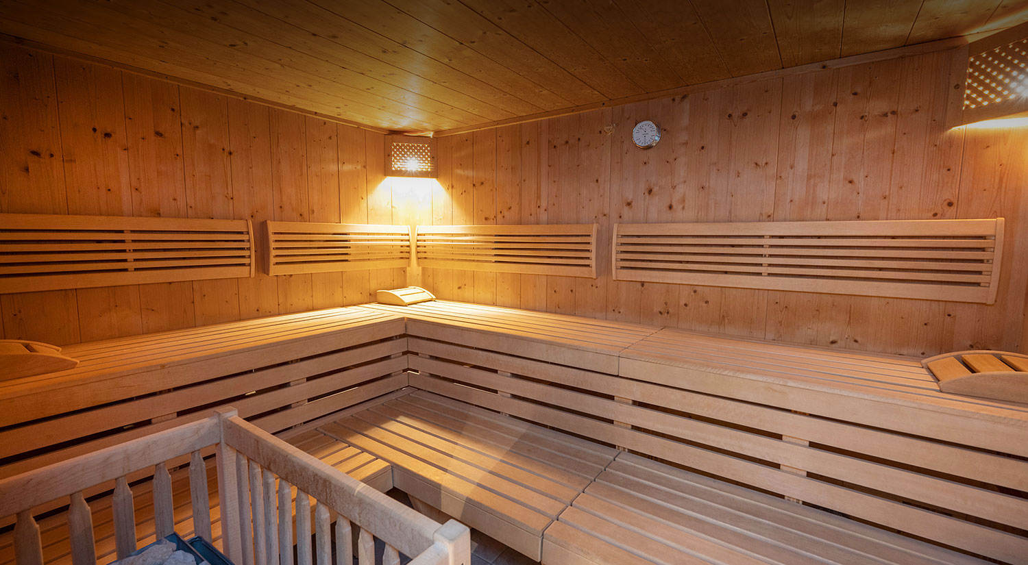 Finnish sauna in the Hotel Brunner