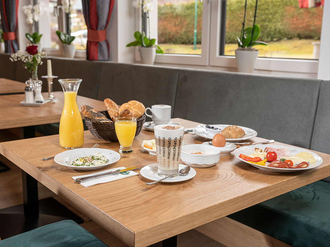 A good breakfast at Hotel Brunner in Gleiming